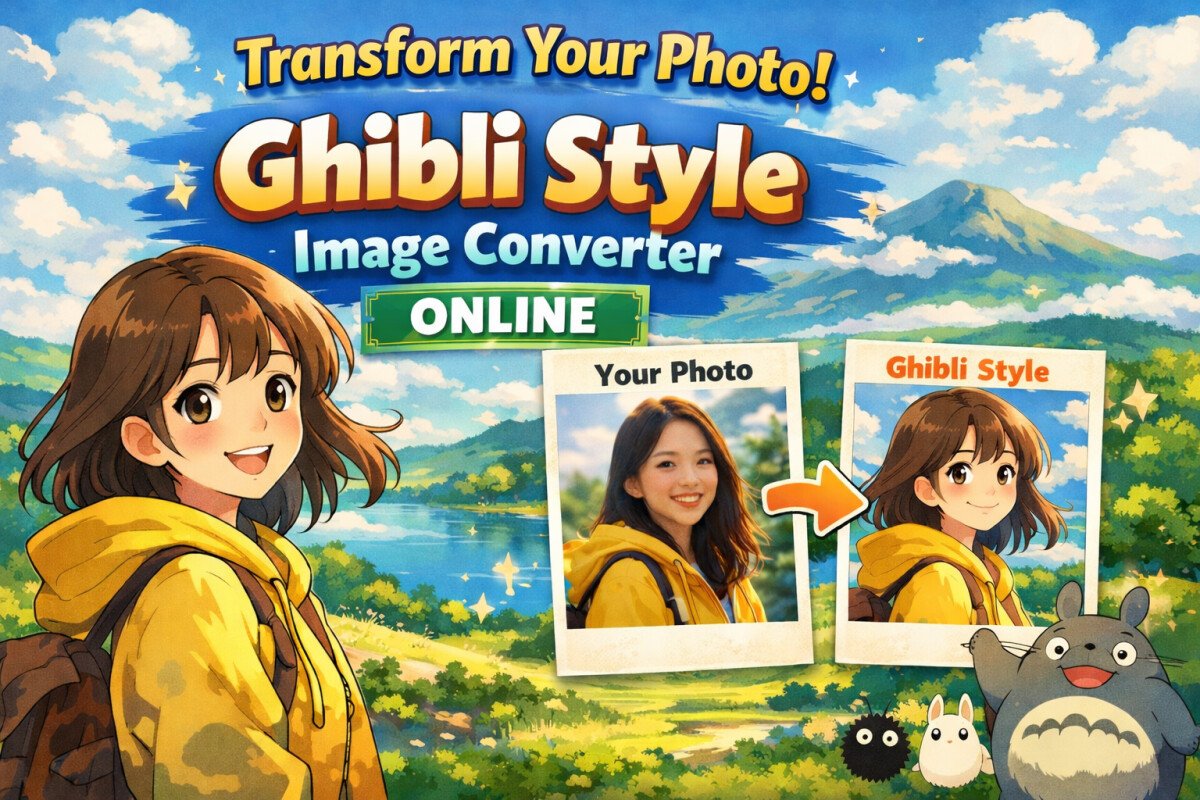 Ghibli Style Image Converter Online – Turn Your Photo into Magical Anime Art