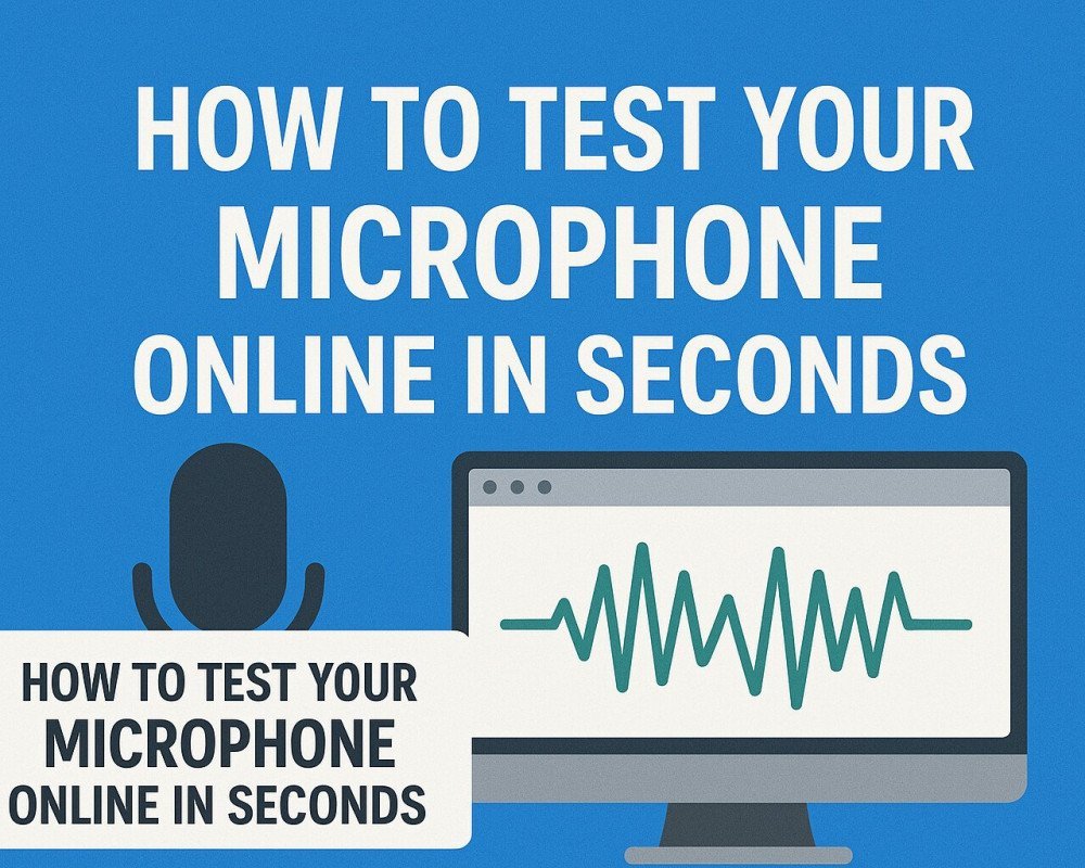 How to Test Your Microphone Online in Seconds